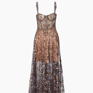 Bronx and Banco Midnight Noir Sequin Gown Size Small worn once!